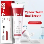 All Smiles SP4- Teeth Whitener, Stain Removing & Bed Breath Removing Toohpaste