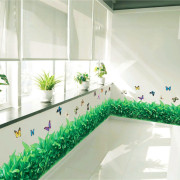 Grass Baseboard Wall Art Sticker