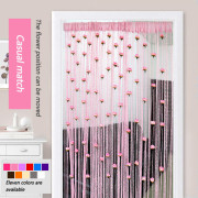 Pink-Flower String Curtain